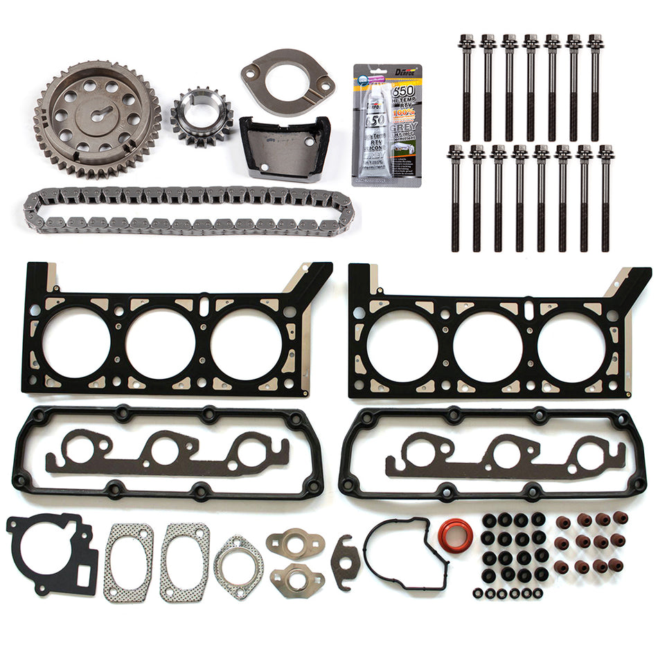 2001-2004 3.3L Chrysler Town & Country,2001-2003 Chrysler Voyager Timing Chain Cover Gasket Kit ( C-3077 ) 1 set