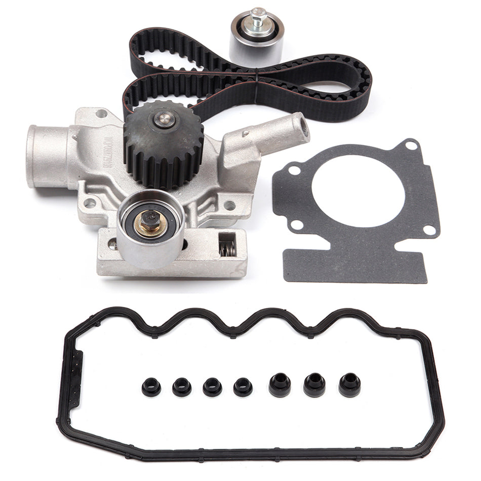 1995-1996 Ford Escort Mercury Tracer 1.9L Timing Belt Kit Water Pump Valve Cover Gasket ( WP4125 )