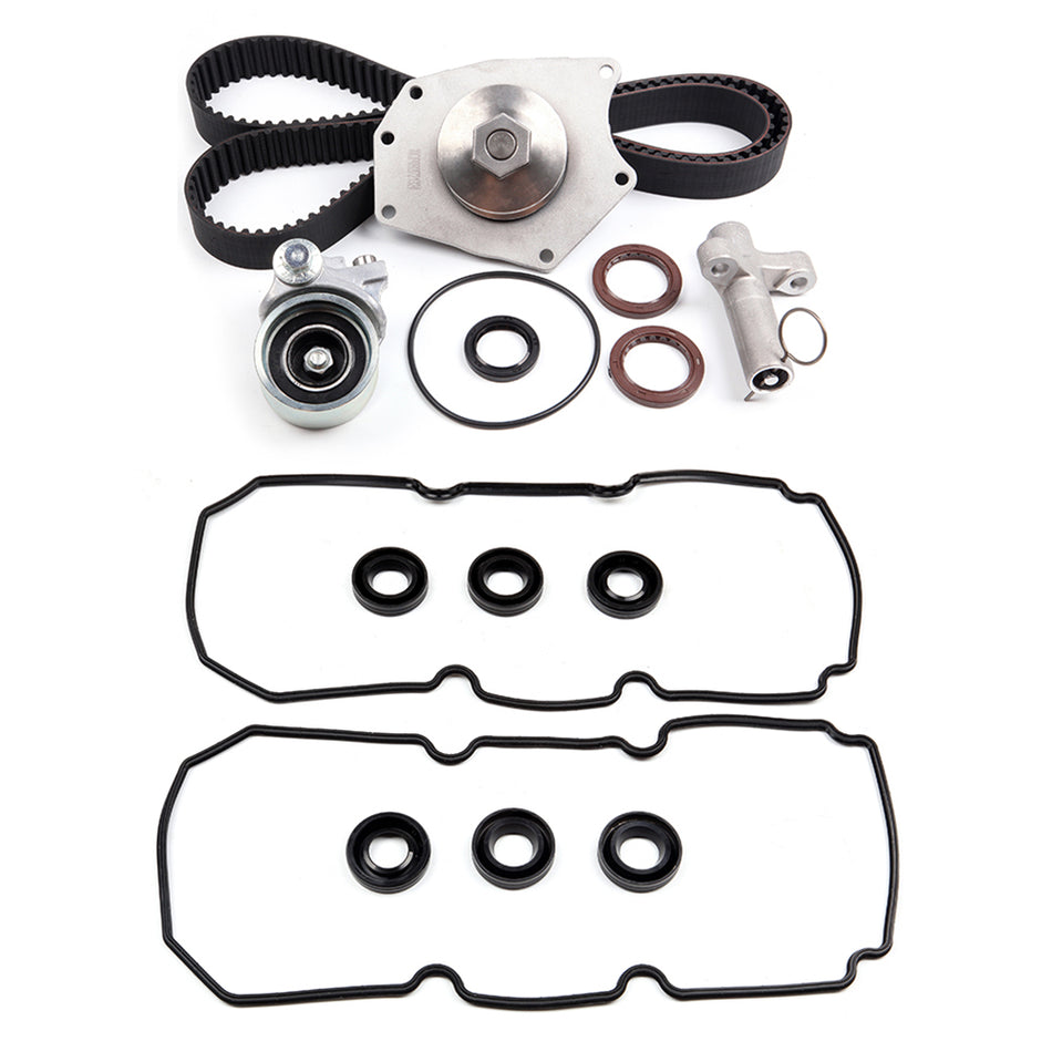 Timing Belt Kit For 99-04 Chrysler 300M 98-04 Chrysler Concorde With 3.2L 3.5L Water Pump Valve Cover Gasket ( TCKWP295 )