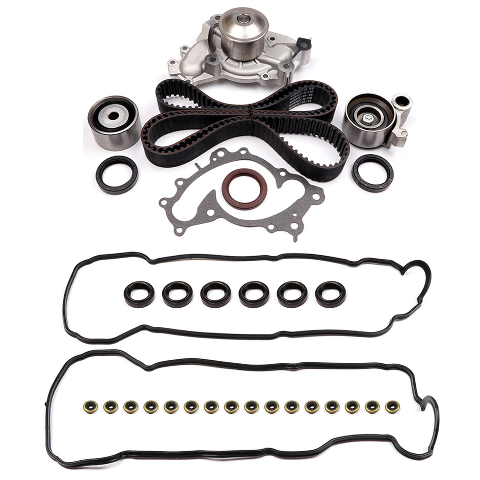 Timing Belt Kit For 98-03 Toyota Sienna 94-01 Toyota Camry 3.0L Water Pump Valve Cover Gasket (VS50471R)