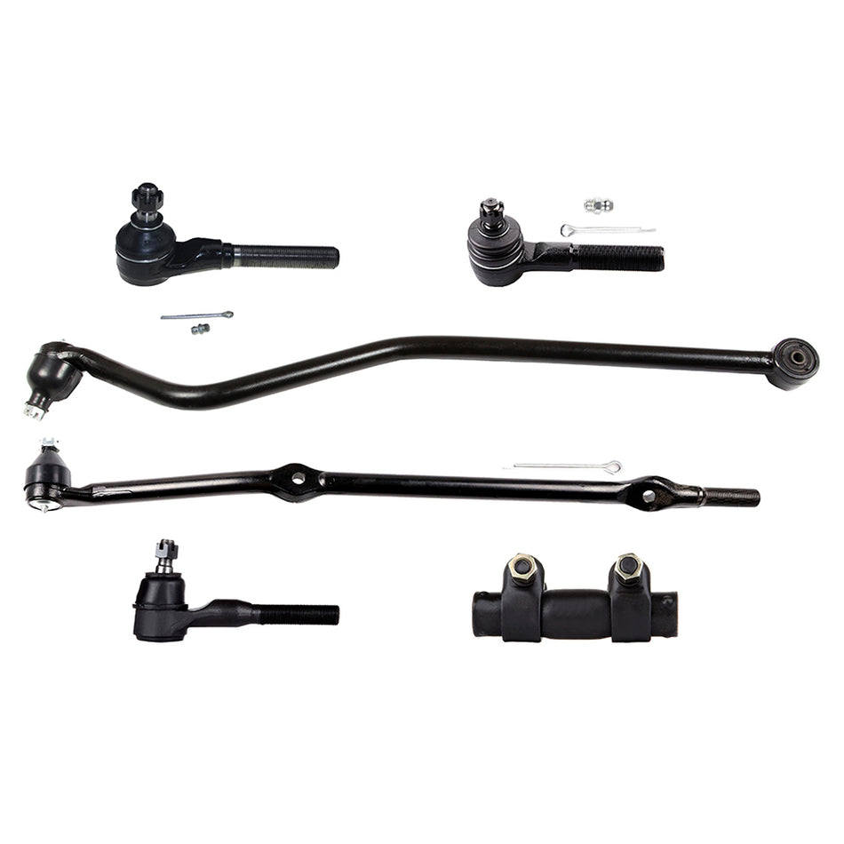 6pcs Front Track Bar Tie Rods Suspension Kit For 1993-97 98 Jeep Grand Cherokee