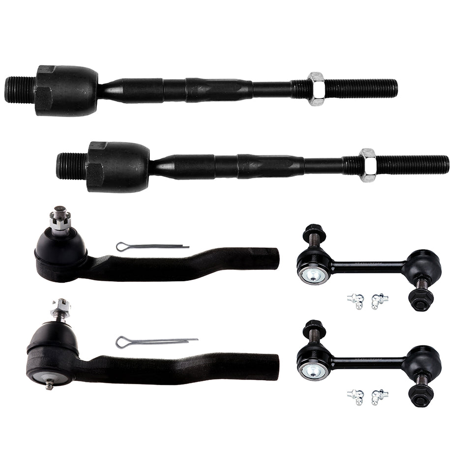 2007-2014 New 6pc Complete Front Suspension Kit for Ford Edge Lincoln MKX