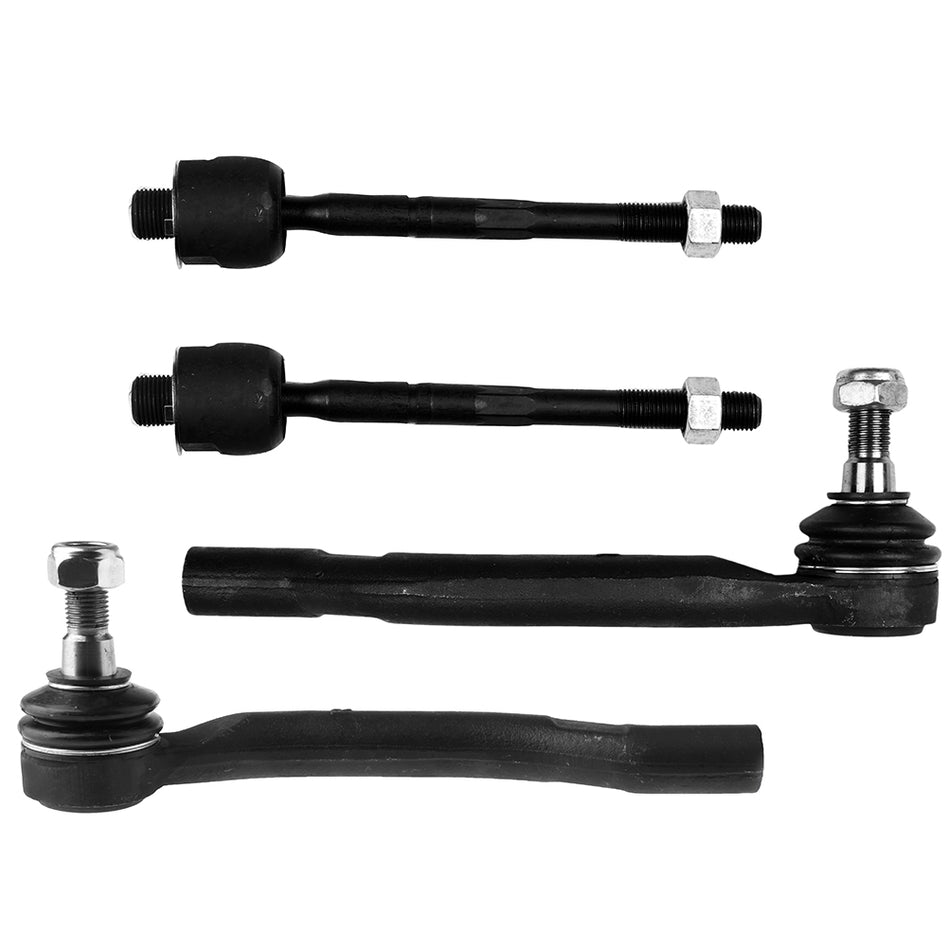 Front Inner Outer Tie Rod Ends For 01-06 Acura MDX 03-08 Honda Pilot