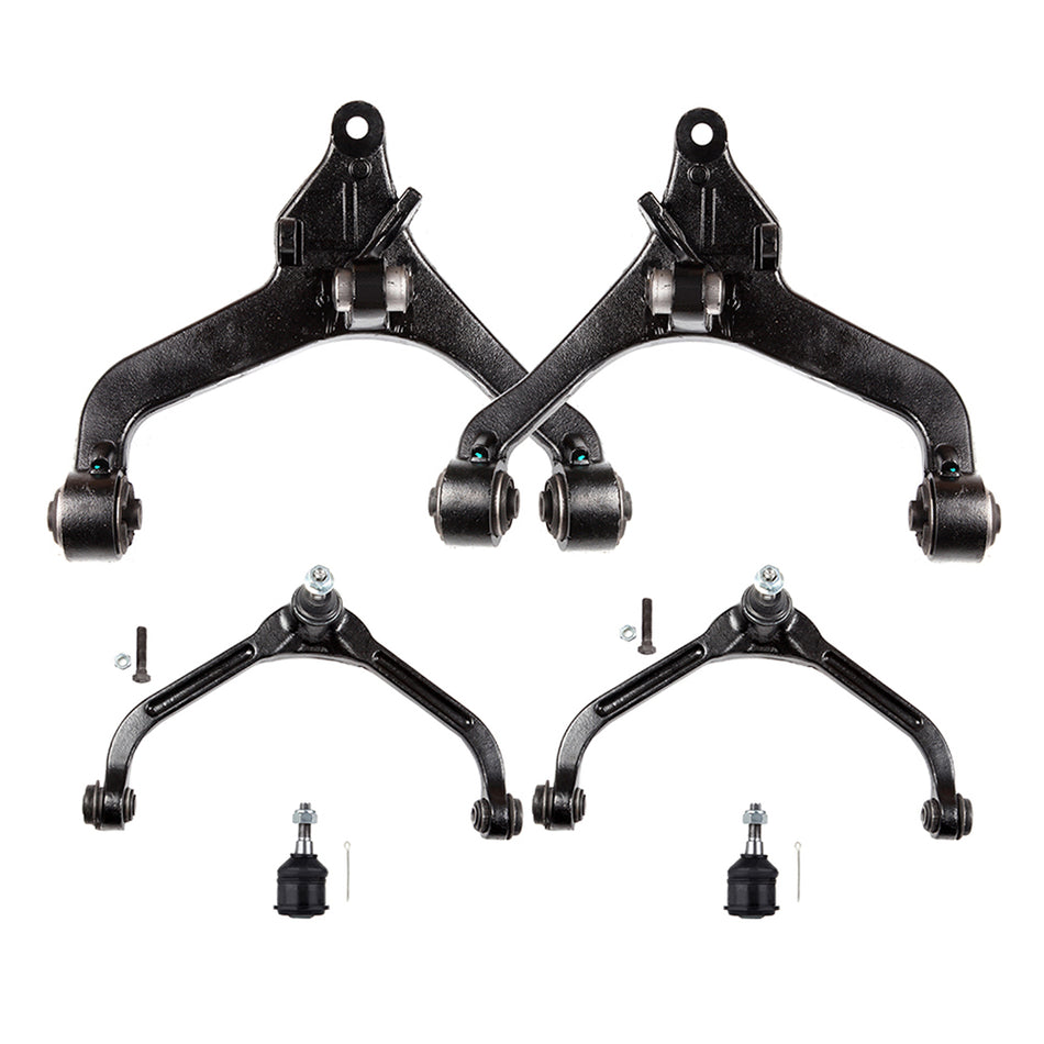 2002-2004 Jeep Liberty Front Control Arm And Ball Joint Suspension Kit 6Pcs