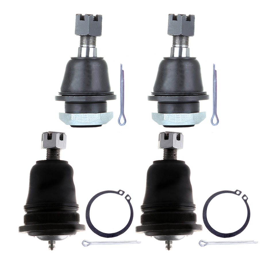 Front Upper & Lower Ball Joints Kit For 98-04 Nissan Frontier 00-04 Nissan Xterra