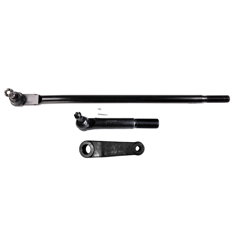 3pcs Front Inner Outer Tie Rods Pitman Arm Kit For Dodge Ram 1500 2500 3500 4WD
