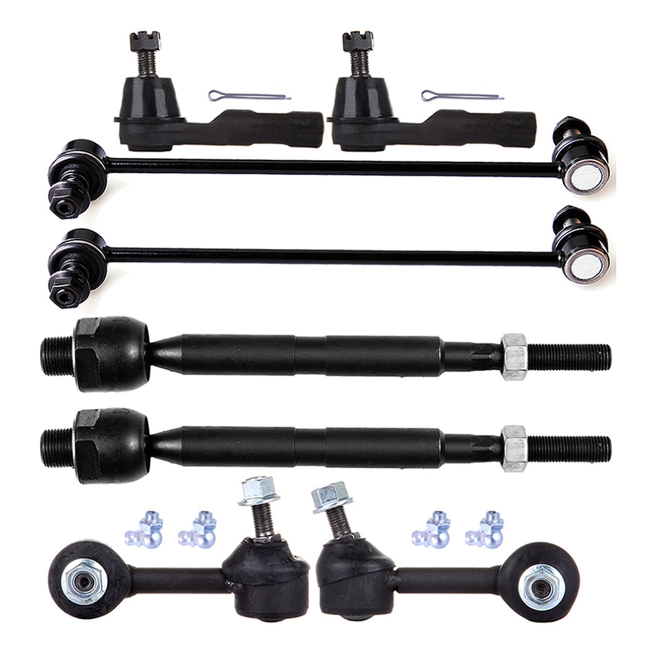 8x Fits 2007 - 2011 CR-V USA Models Complete Front Rear Tie Rod Ends Sway Bars