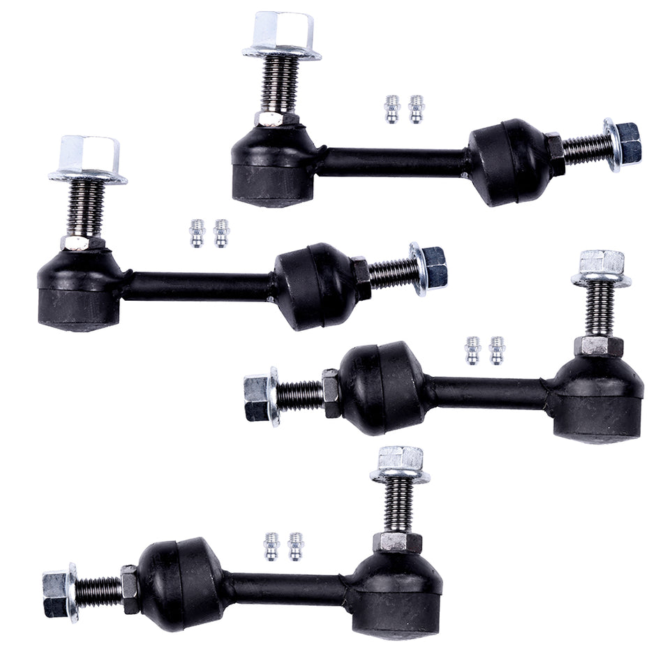 4pcs For 2005 2006 Lincoln Navigator Suspension Rear & Front Sway Bar End Links
