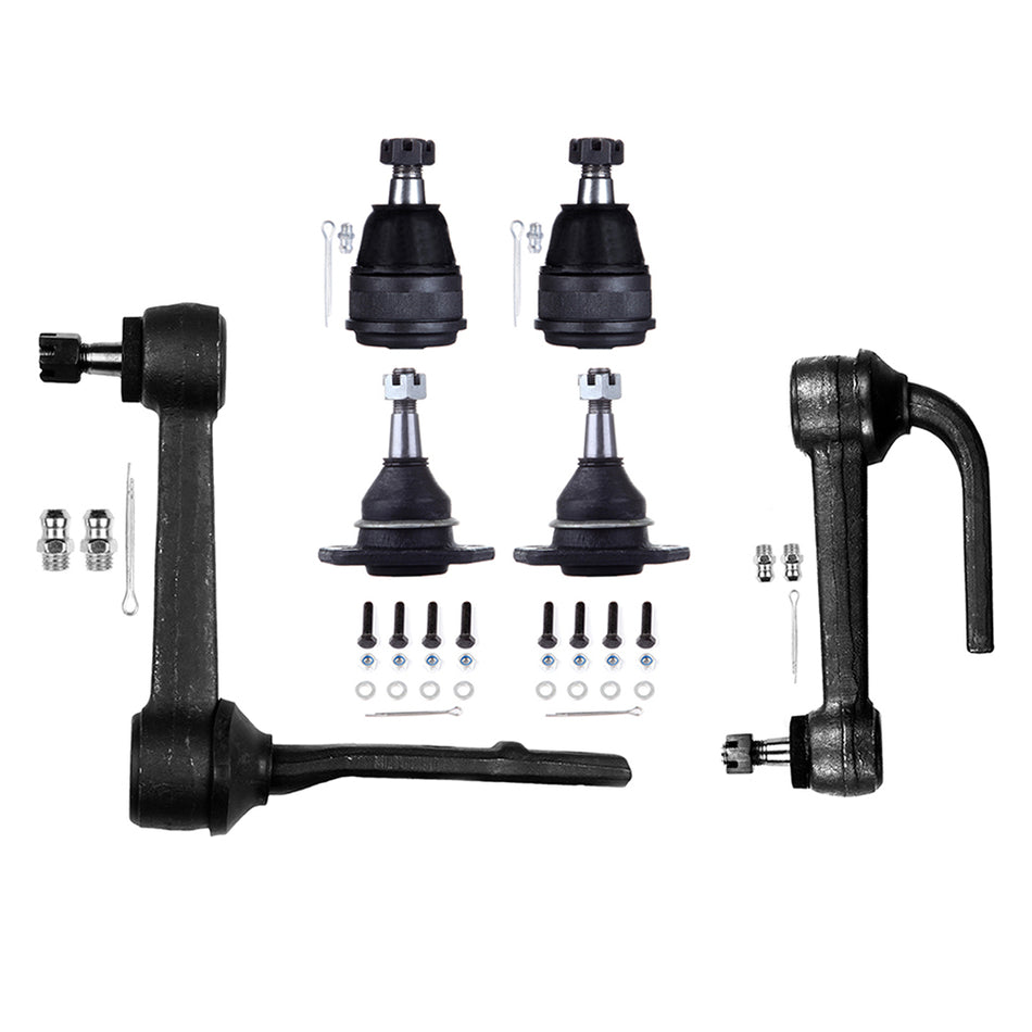 6pcs Complete Front Suspension Kit For 1990 -2003 2004 2005 Astro and Safari 2WD