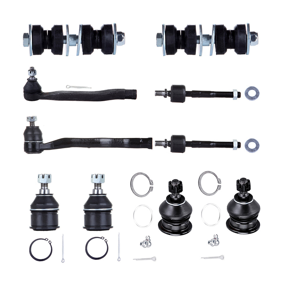 10pcs Front Tie Rod Ends Ball Joints For Honda Accord Odyssey LX EX 1994-1997