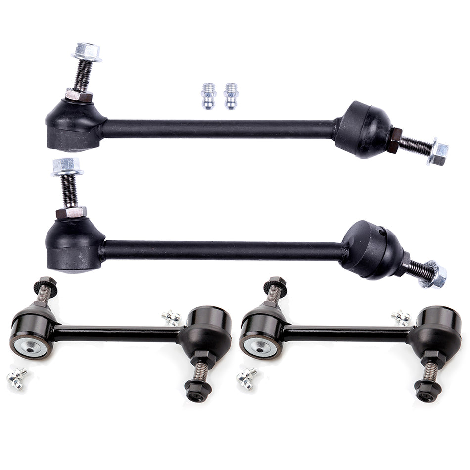 4pcs Front & Rear Sway Bar Links Kit For 2003-2005 Ford Thundredbird Lincoln LS
