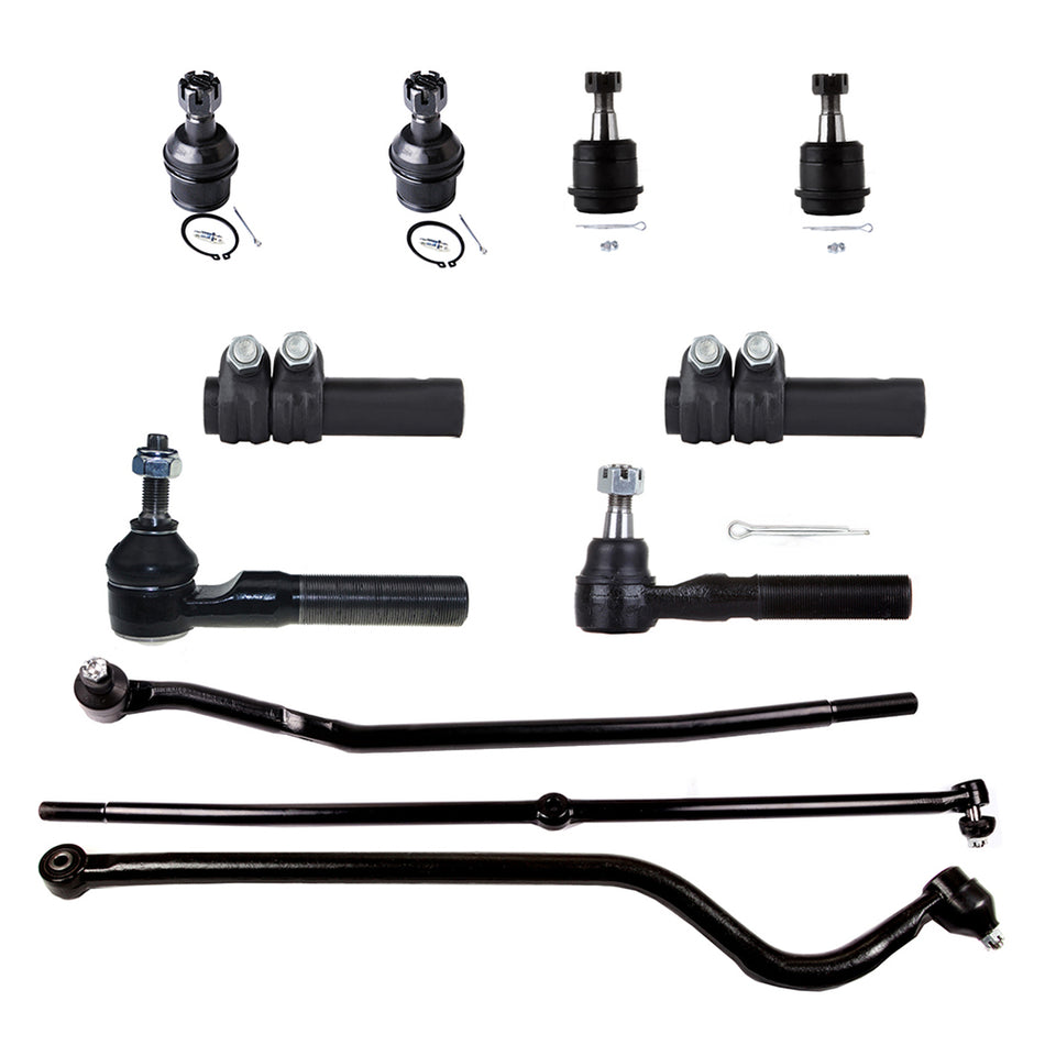 11pcs Front Tie Rod Ends Ball Joints Track Bar For Dodge Ram 2500 3500 2000-2002