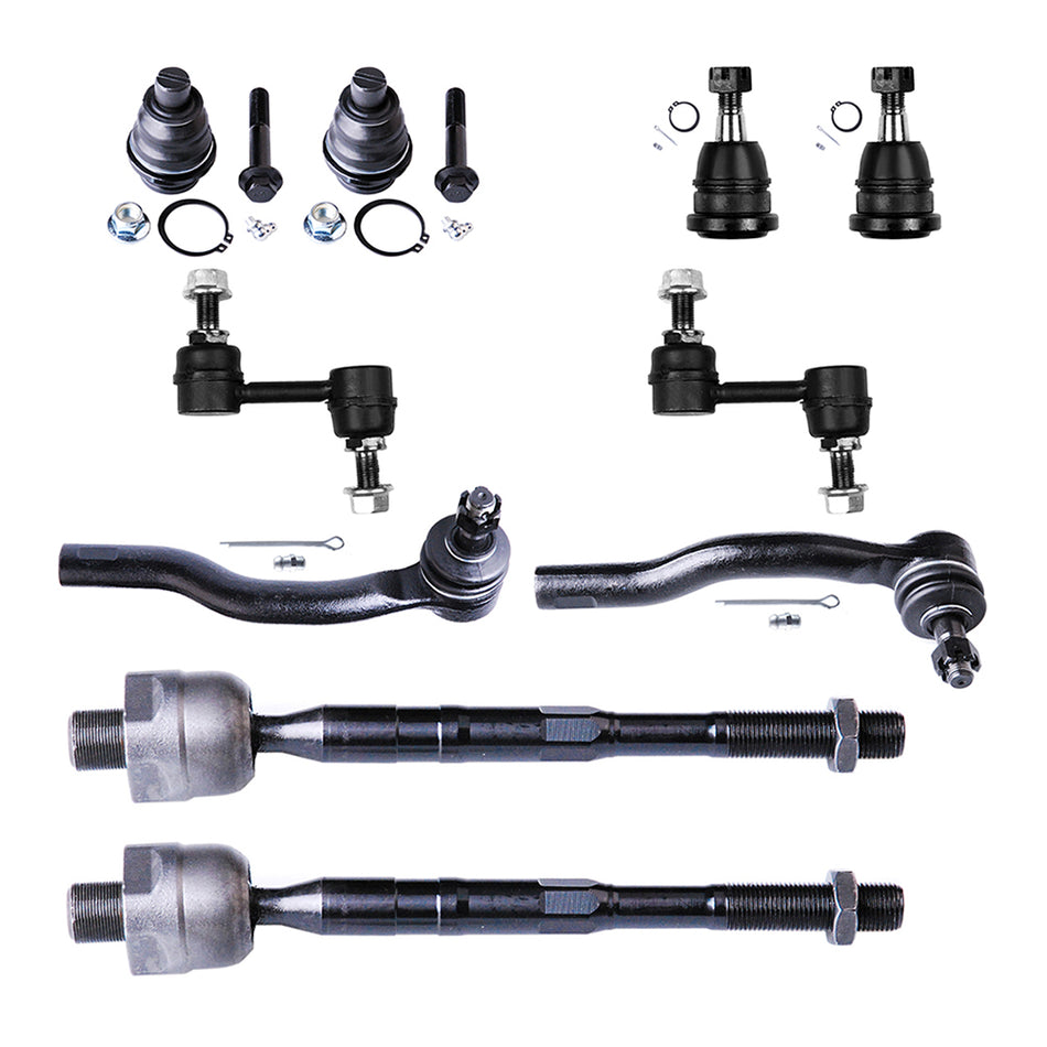 Front Tie Rods Ball Joint Sway Bar For 2005 Nissan Armada 2004-2015 Nissan Titan