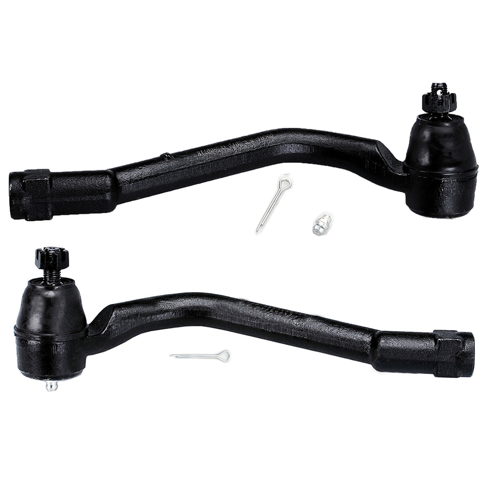 2x Outer Tie Rod Ends For 10-13 14 15 Hyundai Sonata Tucson Kia Optima Sportage