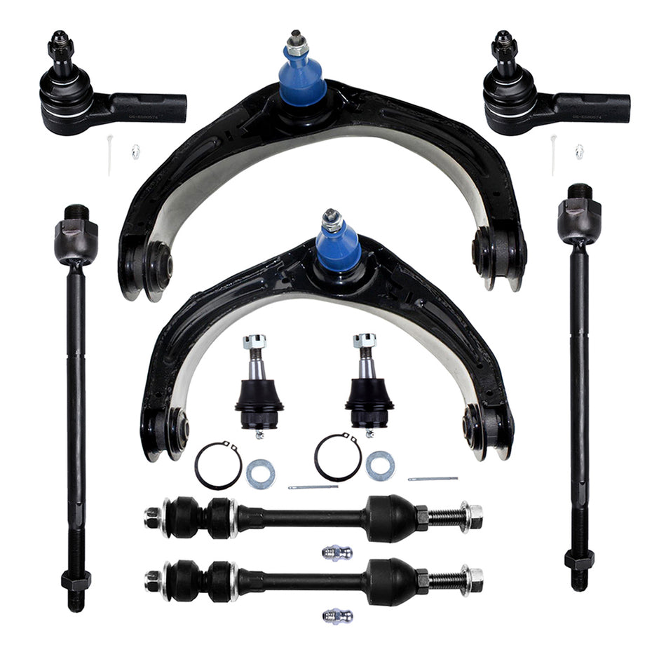 2006-2008 Dodge Ram 1500 Front Sway Bar Ball Joints Tie Rod Ends Suspension Kits 10Pcs