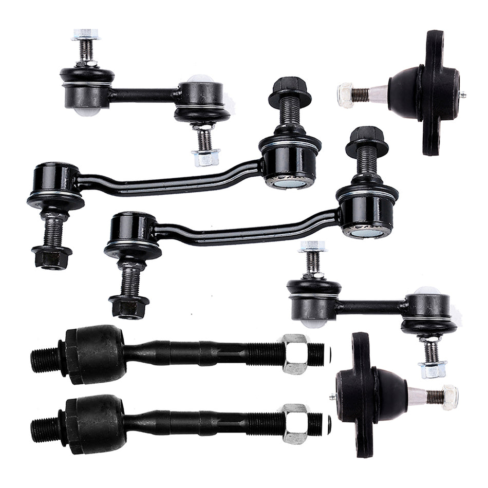 8pc Front and Rear Suspension Kit for 06-11Hyundai Azera Sonata Kia Amanti Sedan