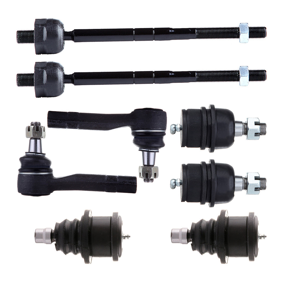 Front Ball Joints Tie Rods Suspension Kit 8Pcs For 98-09/11 Ford Ranger 95-01Ford Explorer