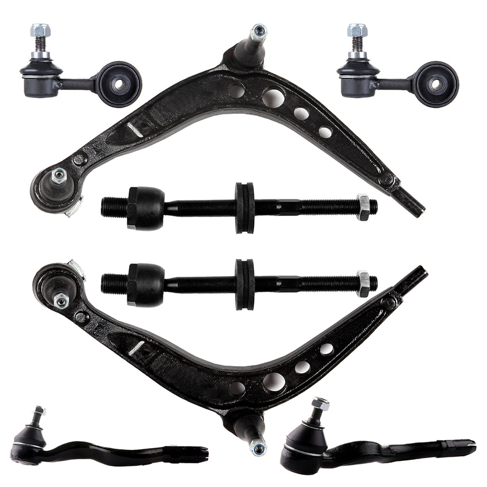 8 x Front Suspension & Steering Part Control Arms Kit Fits 1992-2002 BMW 3Sieres