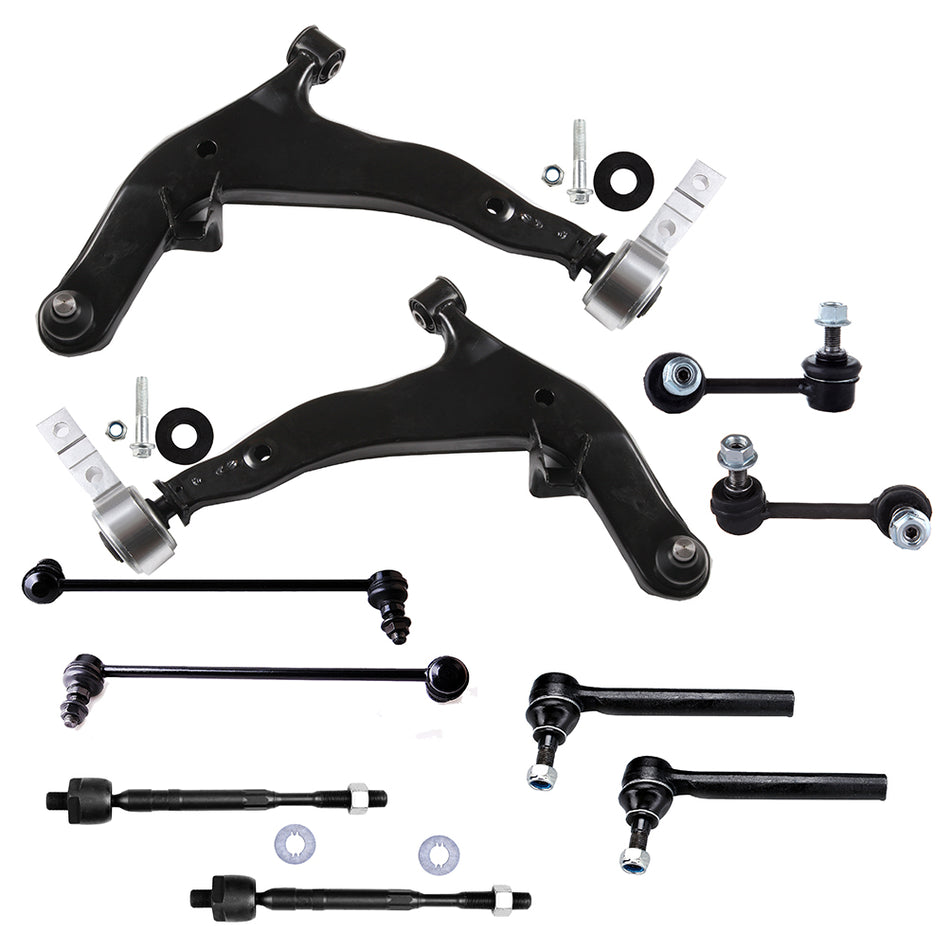 2003-2004 Nissan Murano Front Lower Control Arms Ball Joint Sway Bars Suspension Kit