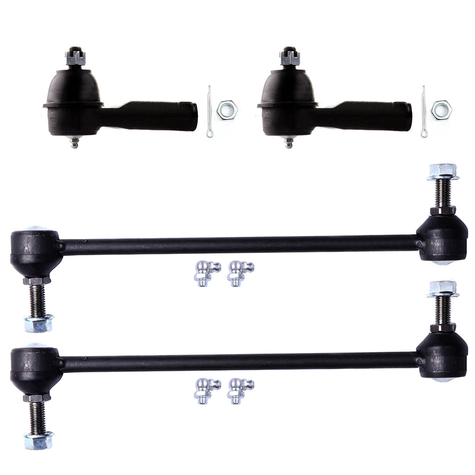 1999-2004 Honda Odyssey Front Outer Tie Rods Sway Bars Suspension Kit