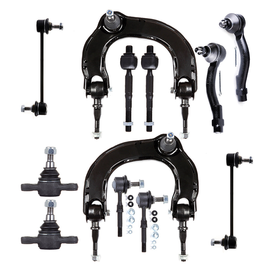 Suspension Kit Control Arm Tie Rod For 99-05 Hyundai Sonata 01-05 Kia Optima 12Pcs