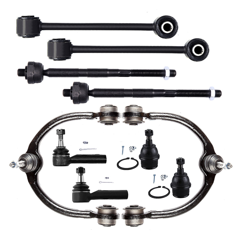 10x New Front Upper Control Arms Ball Joints Fits Commander Jeep Grand Cherokee