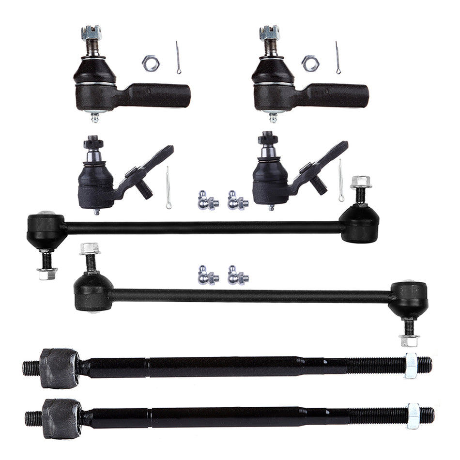1998-2003 Toyota Sienna Front Sway Bars Tie Rods End Ball Joints Suspension Kit