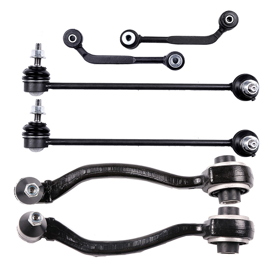 Lower Control Arms Sway Bars Kit For 03-06 Benz CLK550 06-09 CLK350 6Pcs