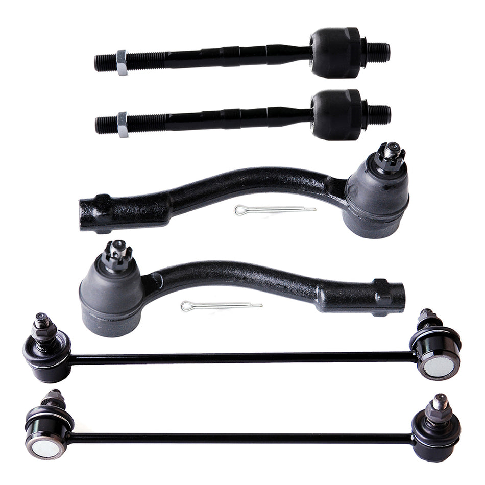 Brand New 6pc Complete Front Suspension Kit for 2006-2011 Hyundai Accent