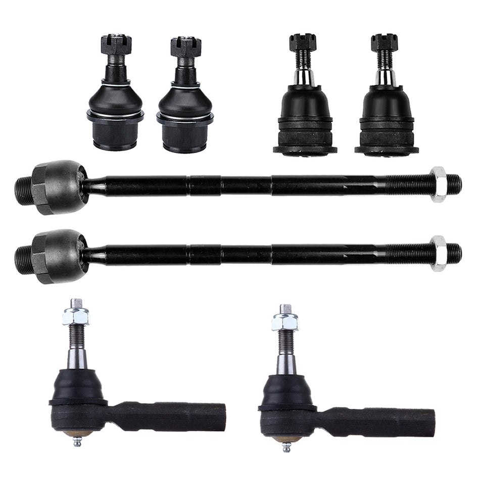 Upper Lower Ball Joint Inner Outer Tie Rods For 06-10 Dodge Ram 2500 06-10 Dodge Ram 3500
