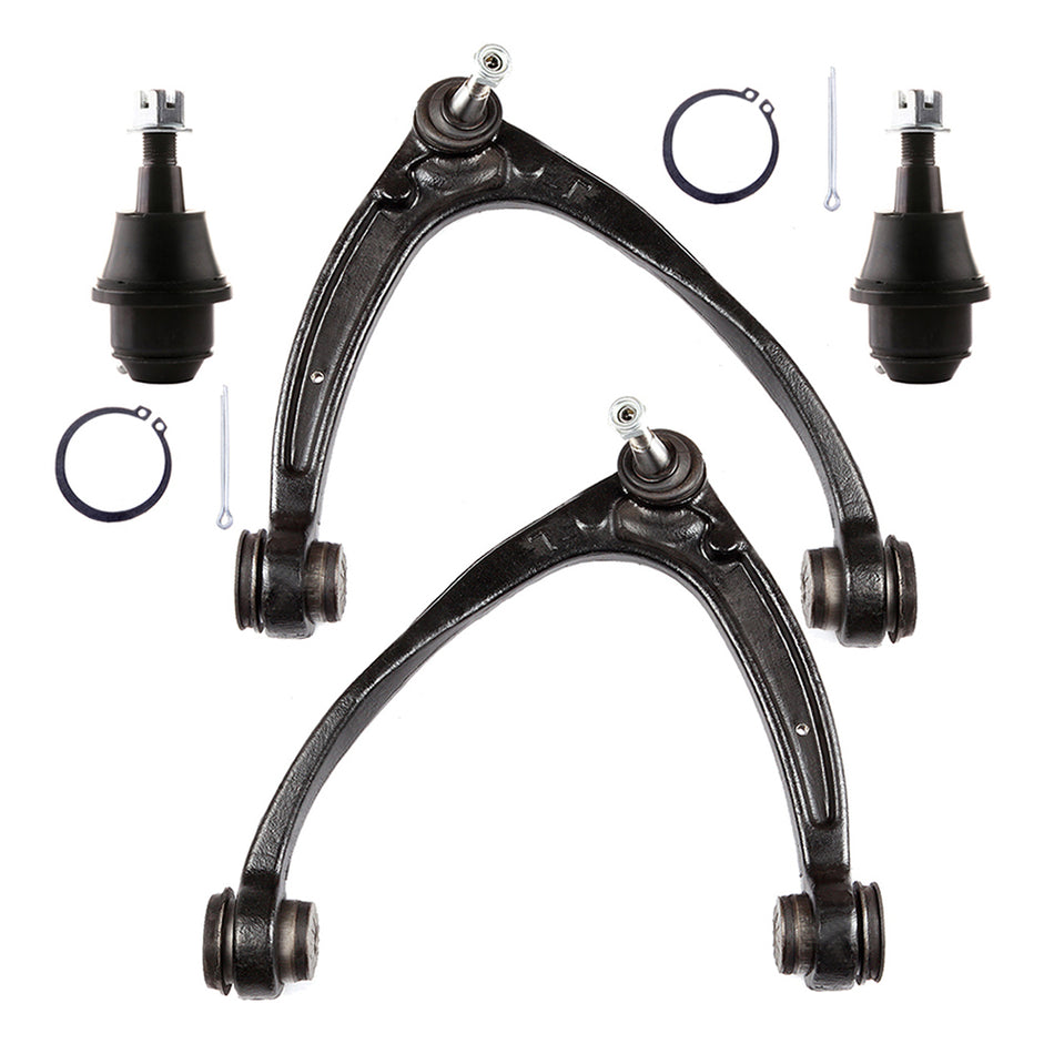 4pcs Front Upper Control Arms Lower Ball Joints for Chevy Avalanche 2007 08-2013