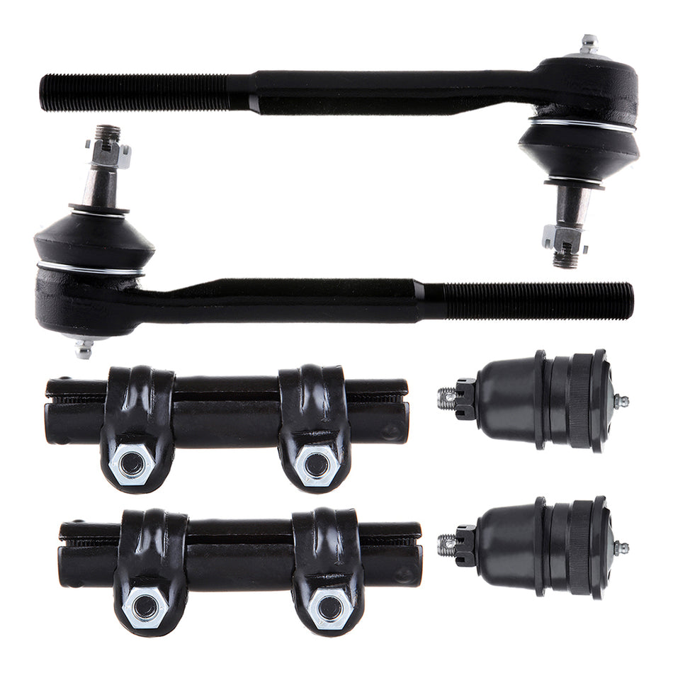 Front Ball Joints Tie Rod End Kit For 82-92 Pontiac Firebird Chevrolet Camaro 4Pcs