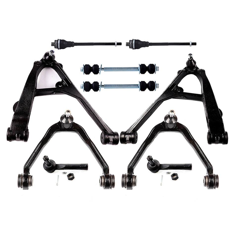 Front Control Arm Ball Joint Tie Rods Ends Sway Bars 99-06 GMC Sierra 1500 00-06 GMC Yukon