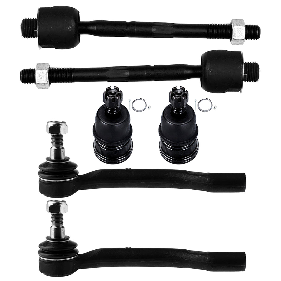 Front Ball Joints Tie Rod Ends For 01-05 Acura MDX 03-05 Honda Pilot