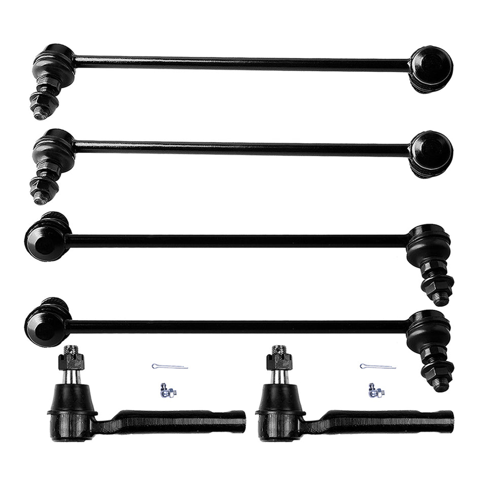 2004-2009 Nissan Quest Outer Tie Rod End Sway Bar Link Suspension Kit