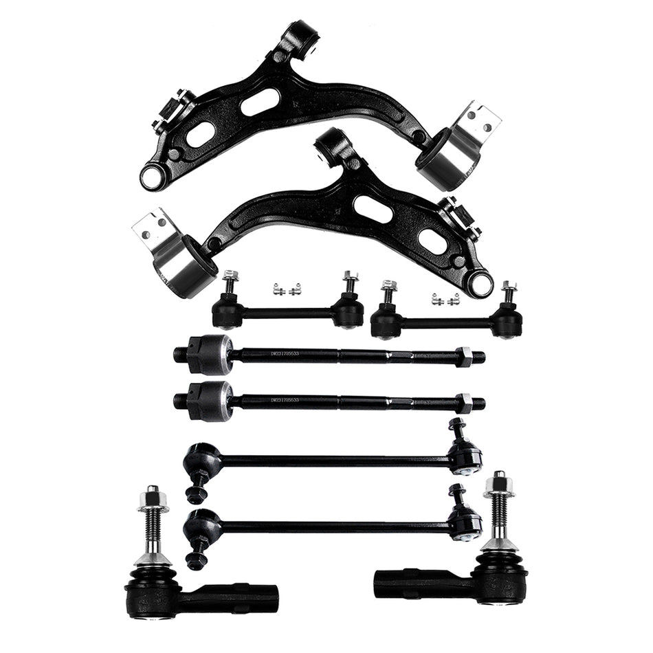 10pcs For 2005 2006 2007 Ford Freestyle Complete New Front & Rear Suspension Kit