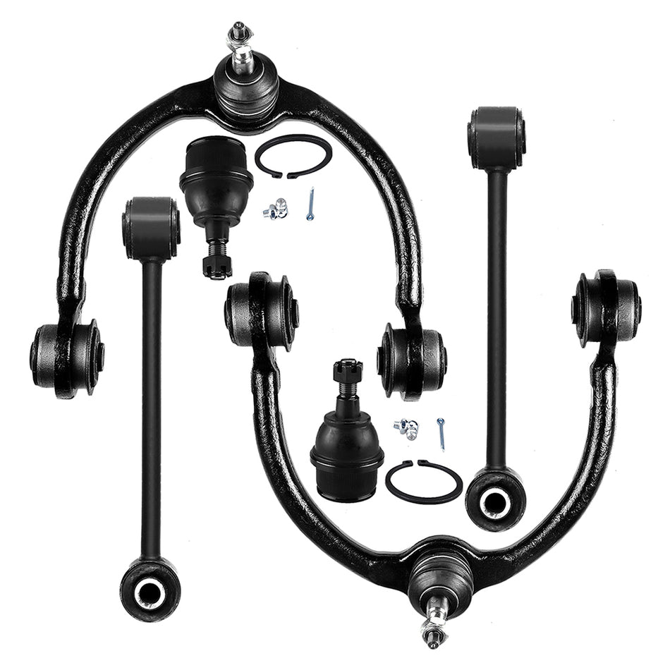 6pcs Complete Front Steering Kit Fits Jeep Commander & Grand Cherokee