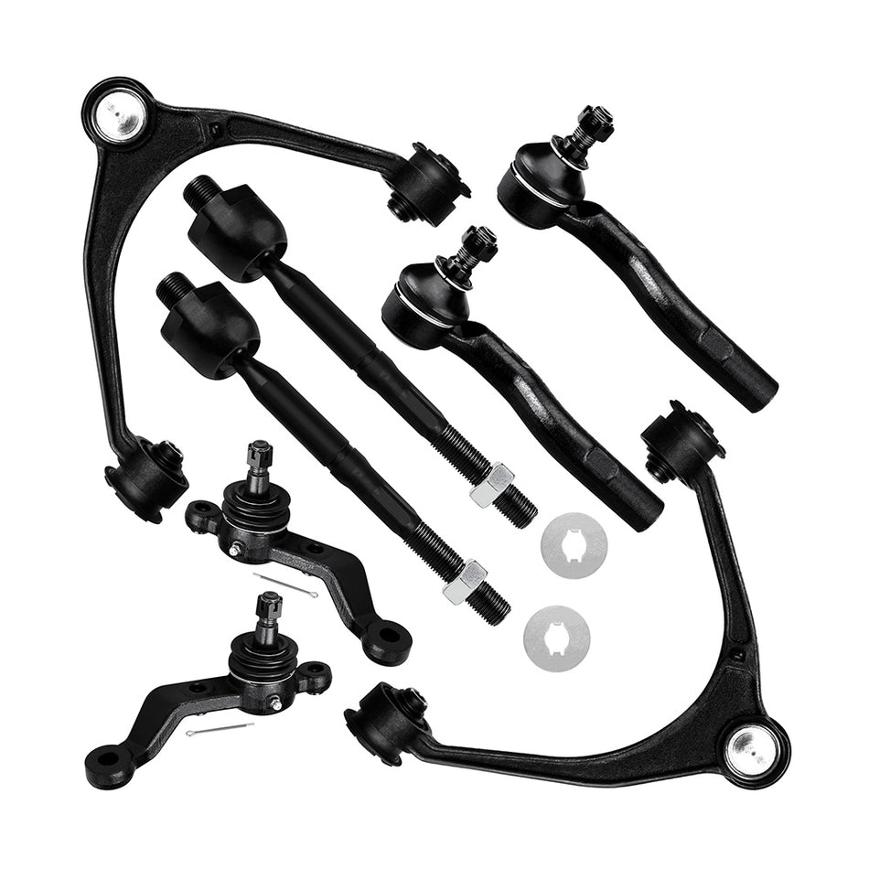 Front Control Arms Ball Joint Tie Rod For 98-05 Lexus GS300 98-00 Lexus GS400 8Pcs