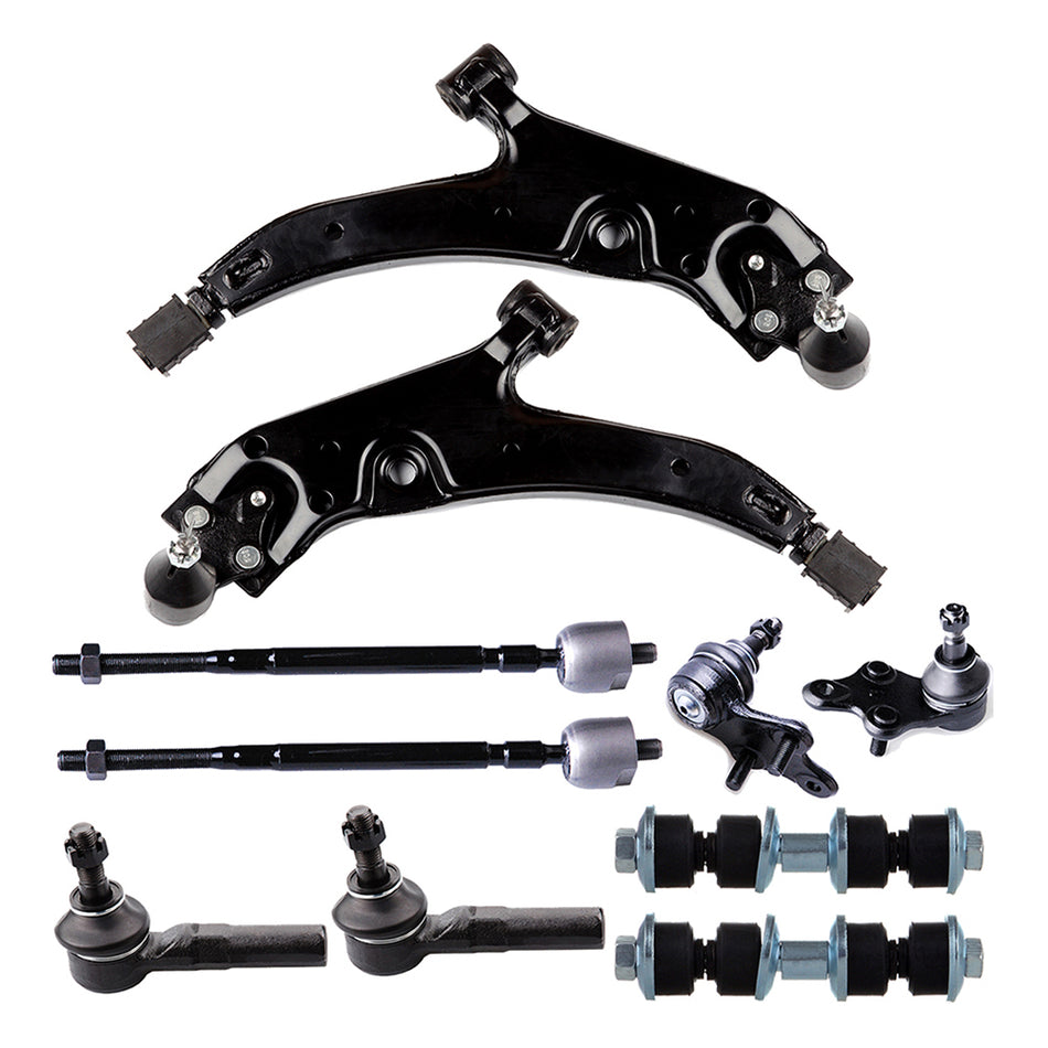 Front Complete Suspension Kit 10Pcs For 91-97 Toyota Tercel 92-97 Paseo