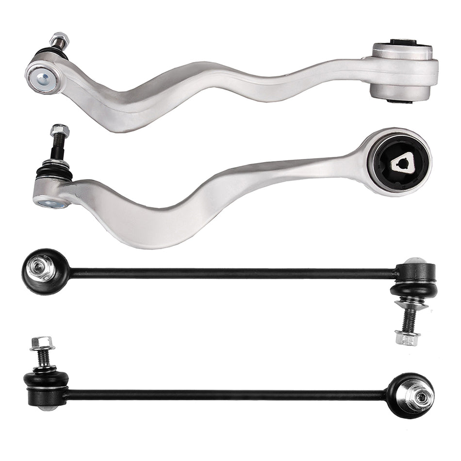 4set Control Arm Ball Joint Stabilizer Sway Bar End Link LH RH Fits 04-09 10 BMW