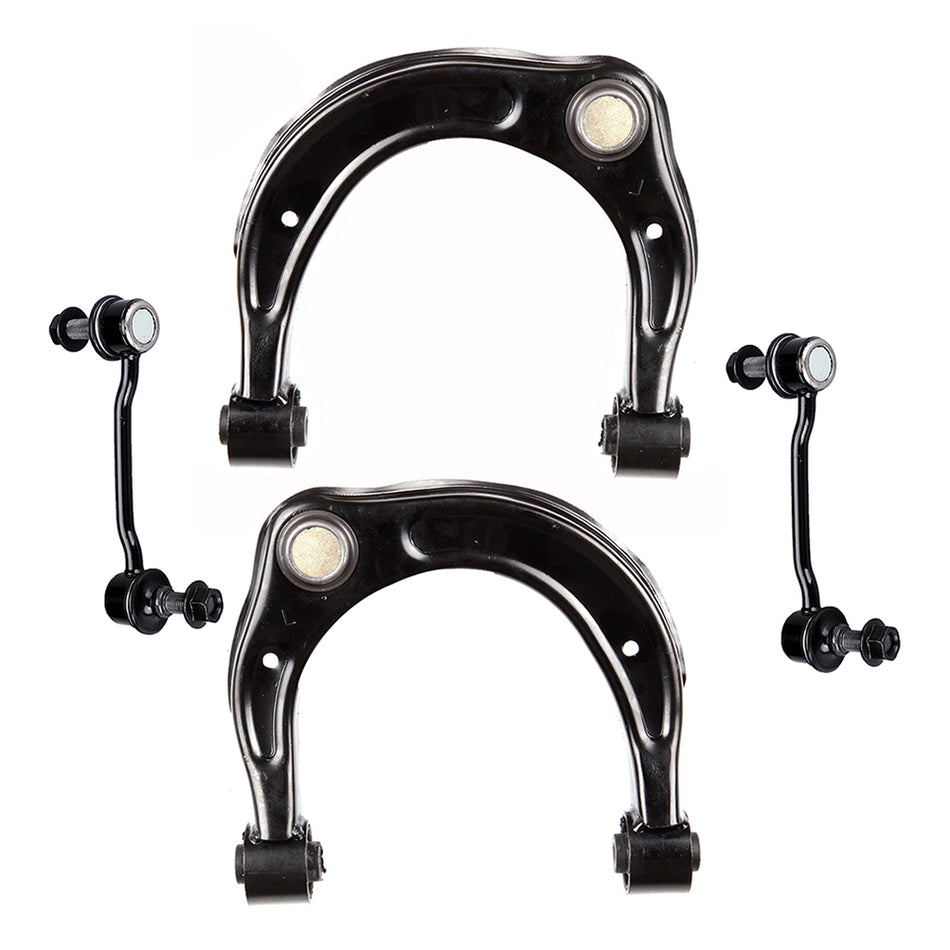 Front Control Arm Ball Joint Sway Bar 4Pcs For 07-10 Hyundai Sonata 07-09 Kia Amanti