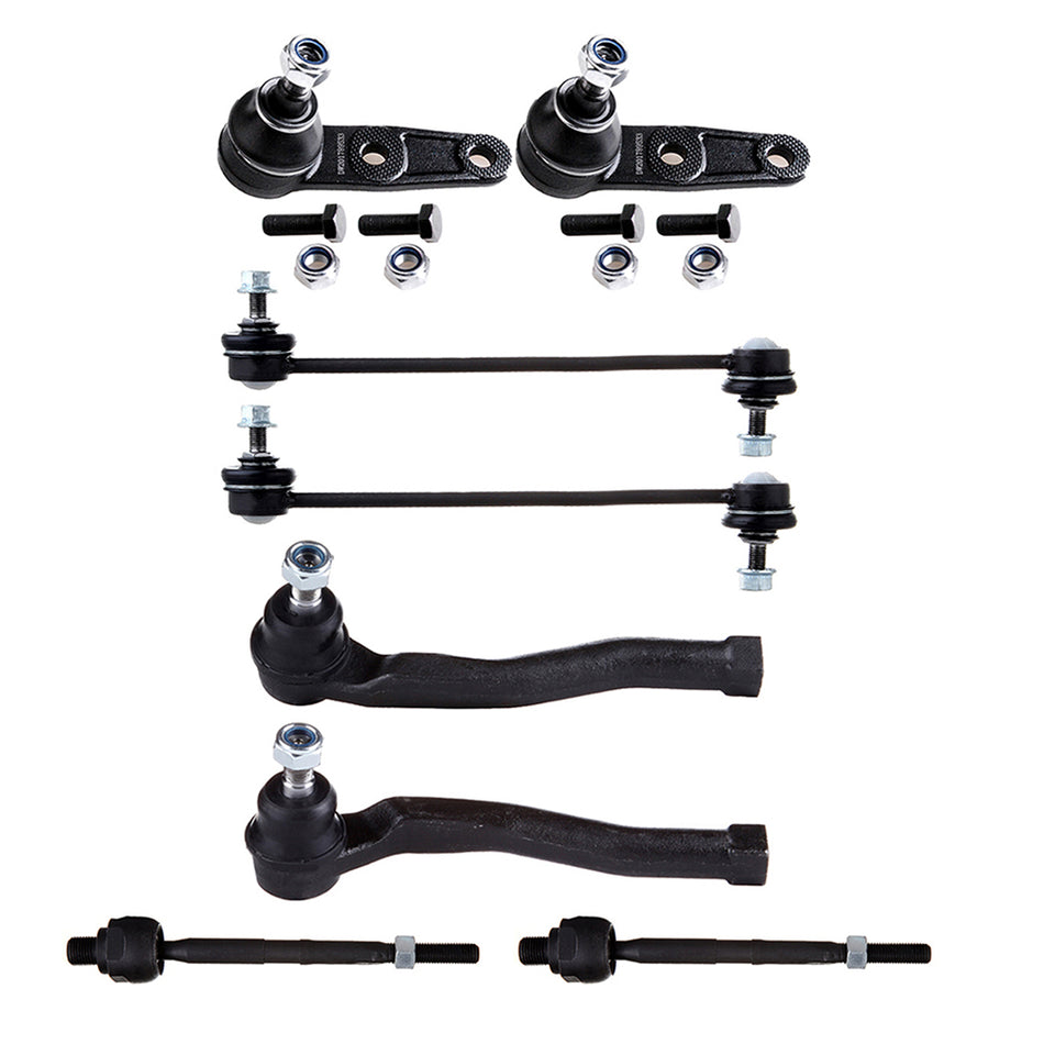 Front Lower Ball Joints Steering Sway Bar Tie Rod End For 2004-11 Chevrolet Aveo