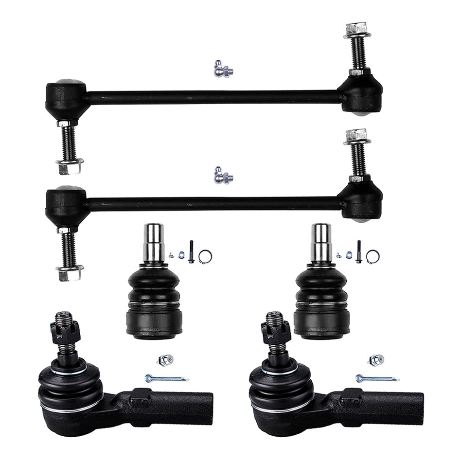 2005-2009 Ford Mustang Front Sway Bars Tie Rods End Ball Joints Suspension Kits