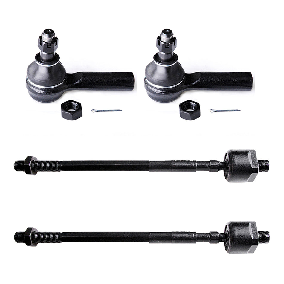 4pcs Front Steering Inner & Outer Tie Rod End Kit Fits 1997-2000 2001 Q45
