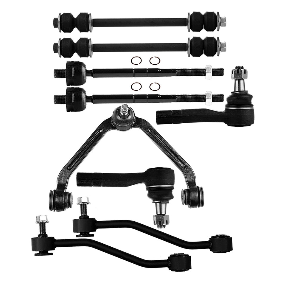 Tie Rod Sway Bar Control Arm 9Pcs For 95-01 Ford Explorer 98-11 Ranger