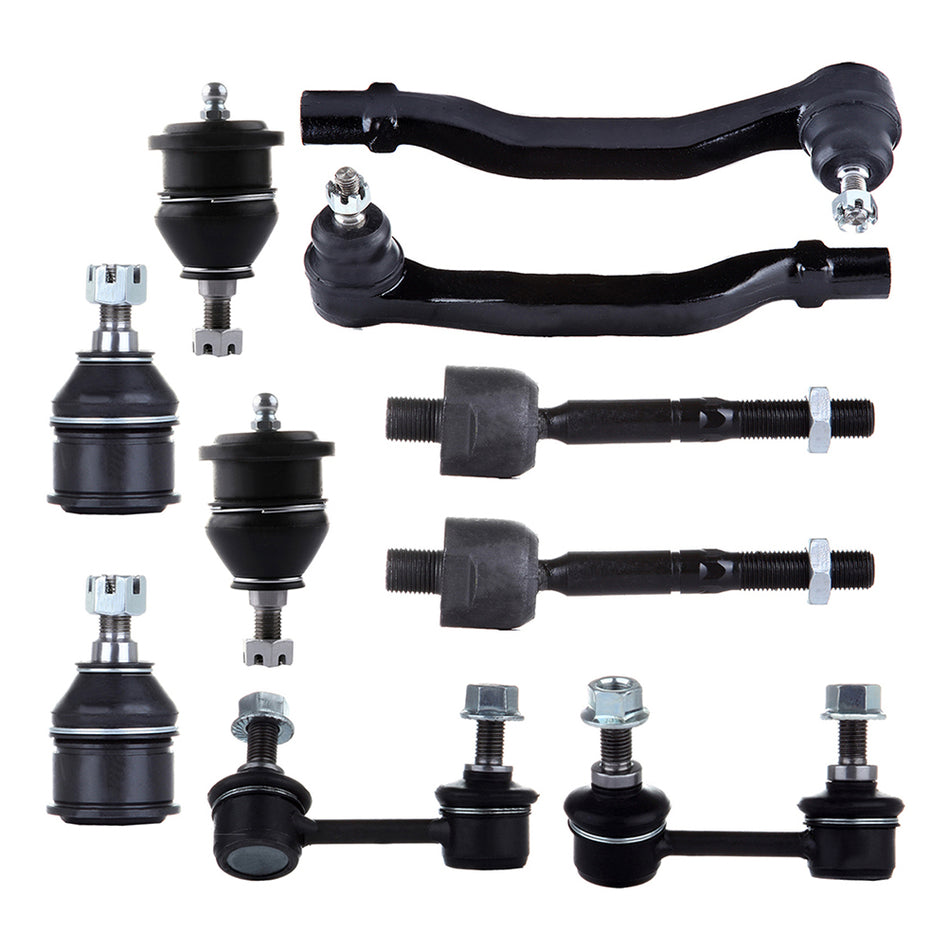 Front Ball Joint Tie Rod Sway Bar Link For 01-03 Acura CL 99-03 Acura TL 10 Pcs