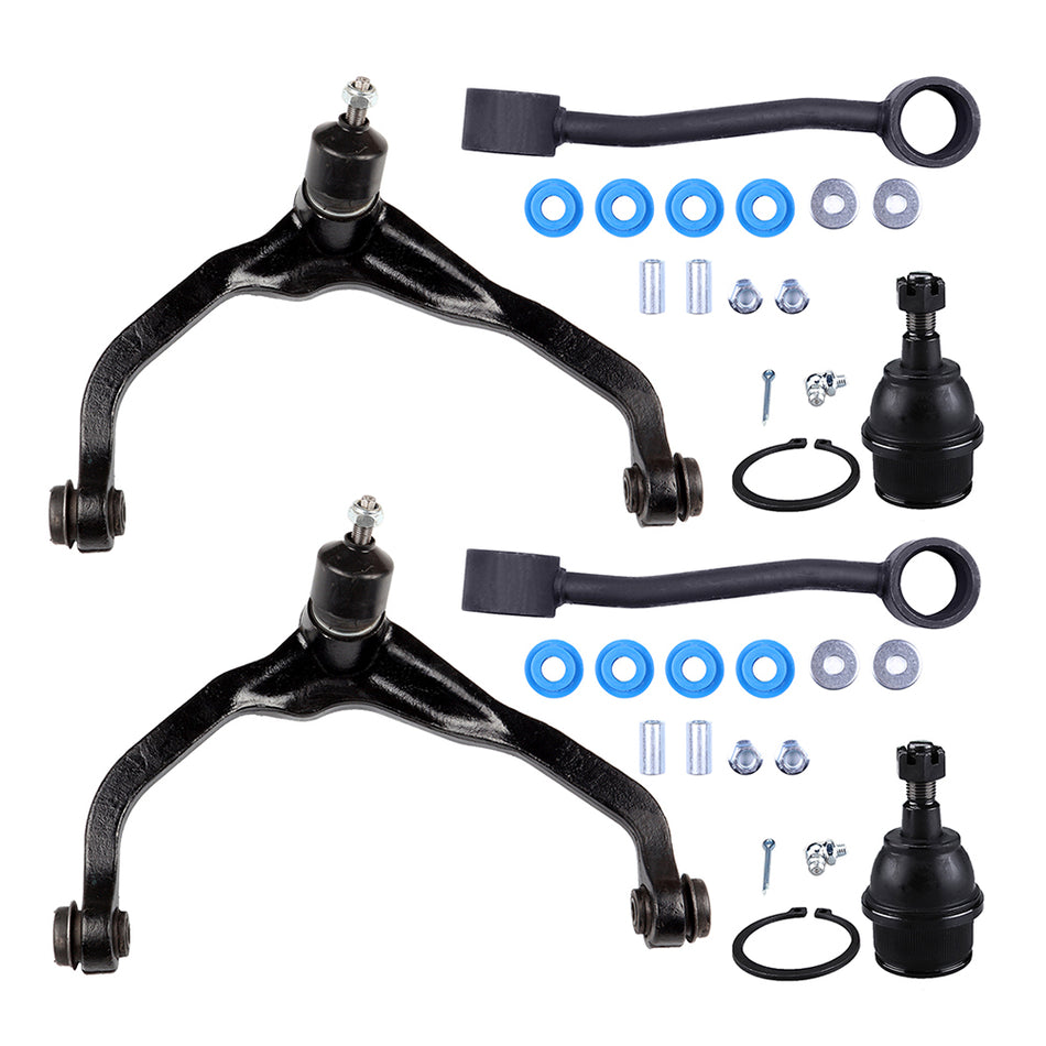 Front Upper Control Arms Sway Bars Lower Ball Joints 07-11 Dodge Nitro 08-12 Jeep Liberty