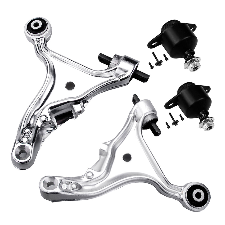 4PCS Front Lower Ball Joints Control Arms Kit For 2001-2007 Volvo S60 & V70