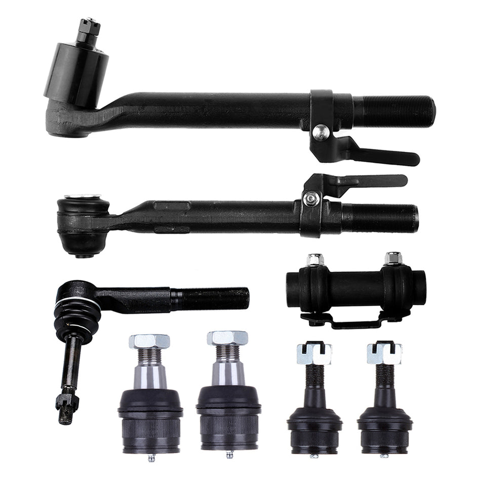 Upper Lower Ball Joint Outer Tie Rod EndsFor 05-16 Ford F250 F350 Super Duty