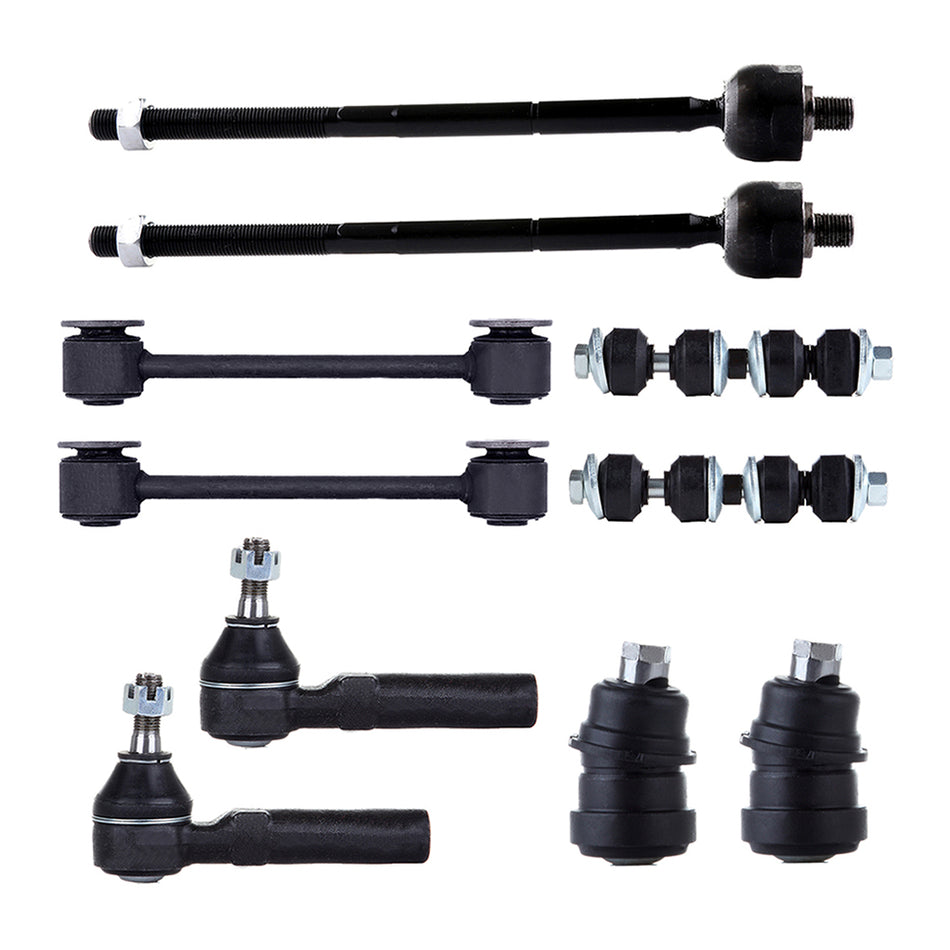 Front Lower Ball Joints Steering Sway Bar Tie Rod End For 2001-2005 Chrysler PT